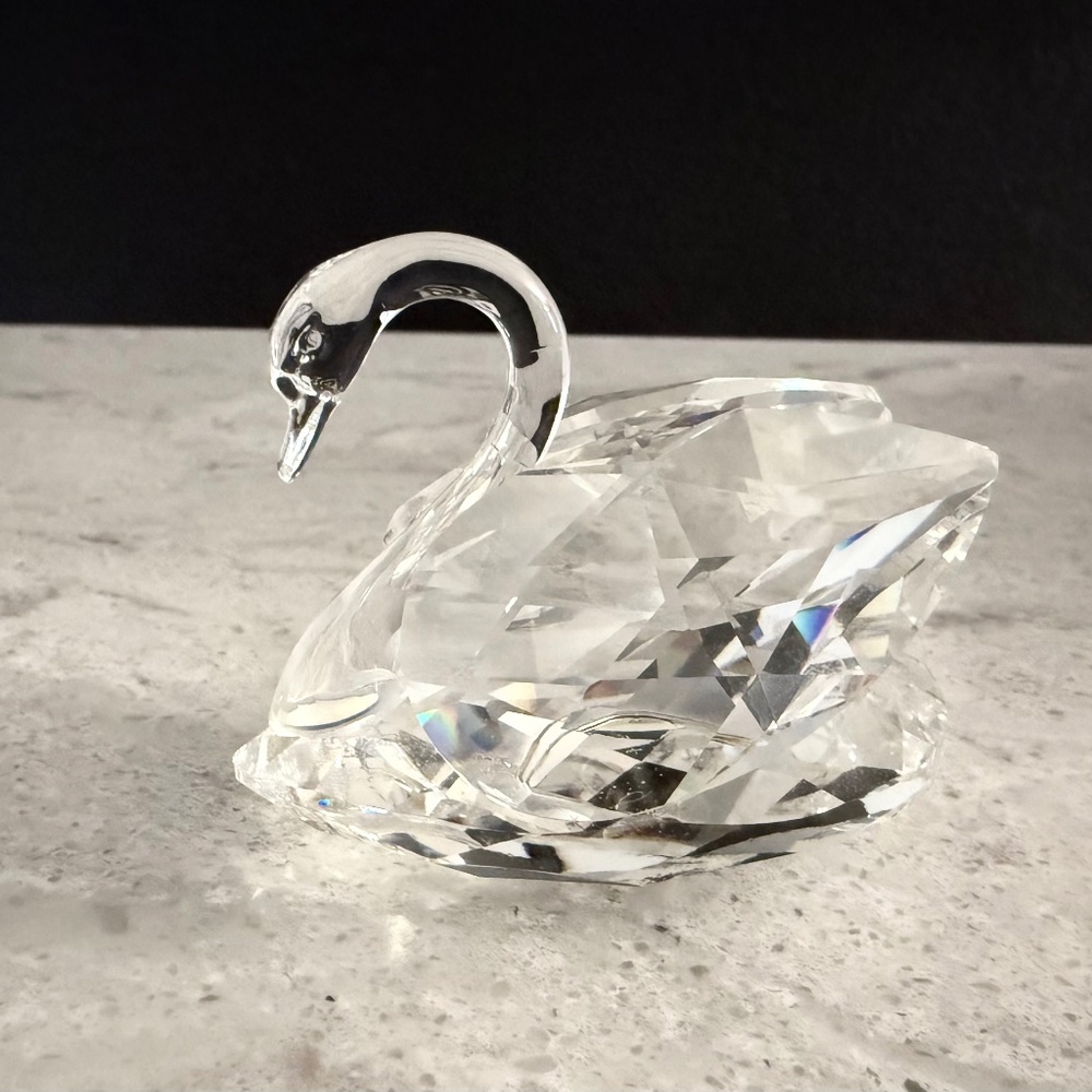 Magnificent Austrian Swarovski Swan Figurine